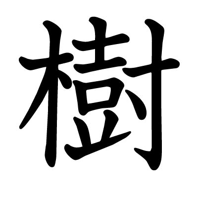 8画 漢字 樹怎麼寫